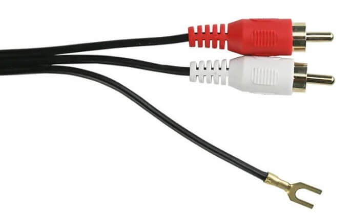 rca cable with ground wire