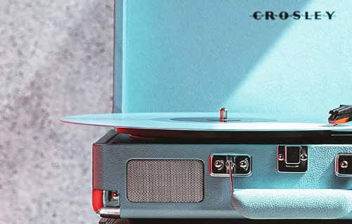 crosley record player small platter