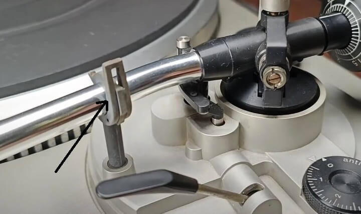 turntable tonearm lock