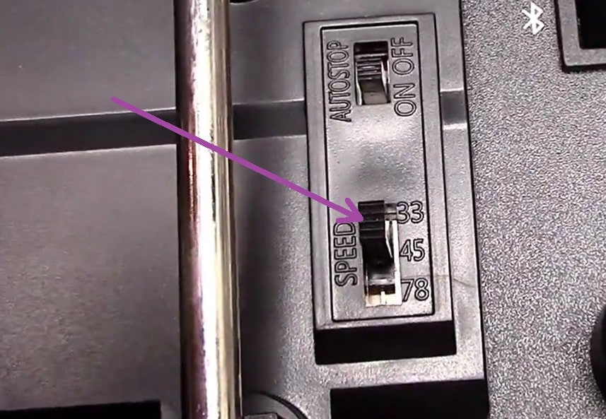 am image showing speed change switch