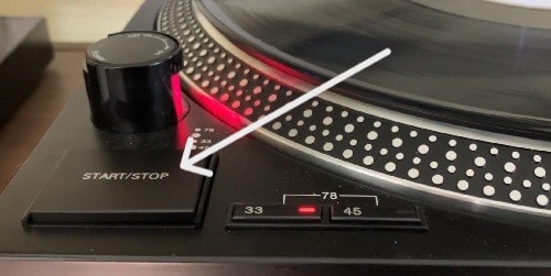 an image showing a close look of start and stop button