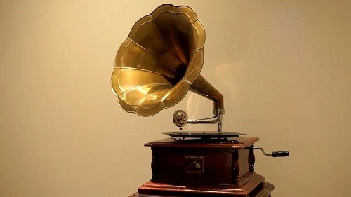 an image showing a gramophone