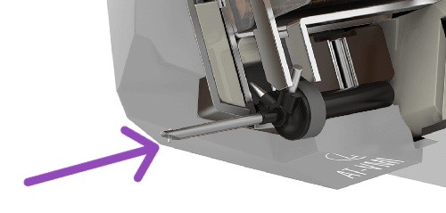 an image showing the stylus of AT-VM95E cartridge