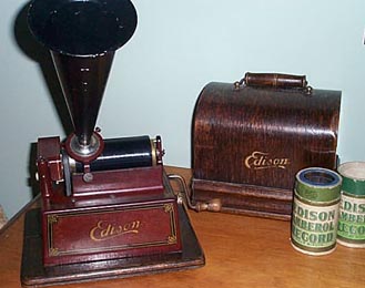 An image showing a edison phonograph