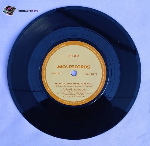 an image showing 7 inch or 45RPM record